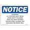 Signmission OSHA Sign, Attention All Visitors Must Wear Laser Safety, 10in X 7in Plastic, 10" W, 7" H, Lndscp OS-NS-P-710-L-10184 - alternate 1